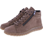 Semler | Jenny | Caramel-Braun | Samt-Nubukleder | Weite: H | J35163 | Damen Komfort-Booties