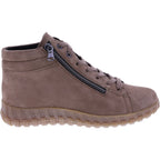 Semler | Jenny | Caramel-Braun | Samt-Nubukleder | Weite: H | J35163 | Damen Komfort-Booties