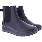 Joya | London III | Schwarz | Premium-Leder | Weite: G | JY014A | Damen Aktiv Chelsea-Boots