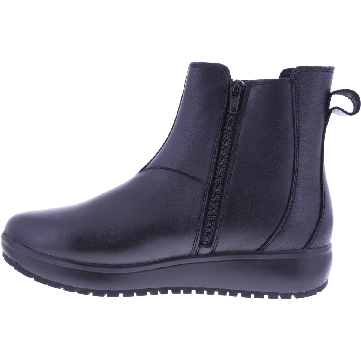 Joya | London III | Schwarz | Premium-Leder | Weite: G | JY014A | Damen Aktiv Chelsea-Boots