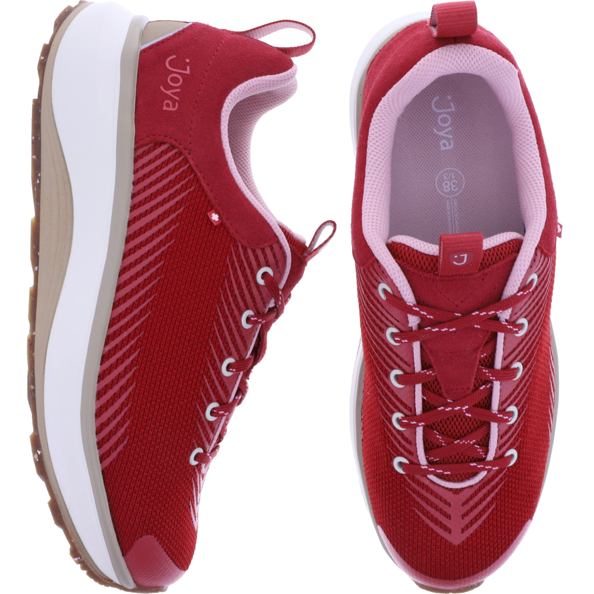 Joya | Modell: Maui | Red-Rot | Mesh | Weite: HK | JY034A | Damen Aktiv Schuhe
