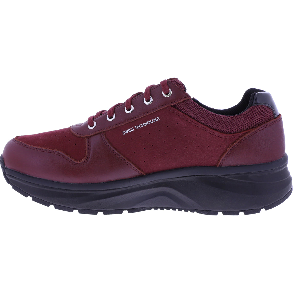 Joya | Dynamo Zip | Dunkelrot | Glattleder | Weite: H | JY066A | Damen Aktiv Schuhe