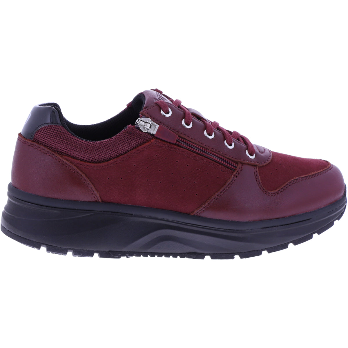 Joya | Dynamo Zip | Dunkelrot | Glattleder | Weite: H | JY066A | Damen Aktiv Schuhe