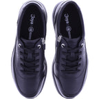 Joya | Venice Zip | Black-Schwarz | Leder | Weite: HK | JY067A | Damen Aktiv Schuhe