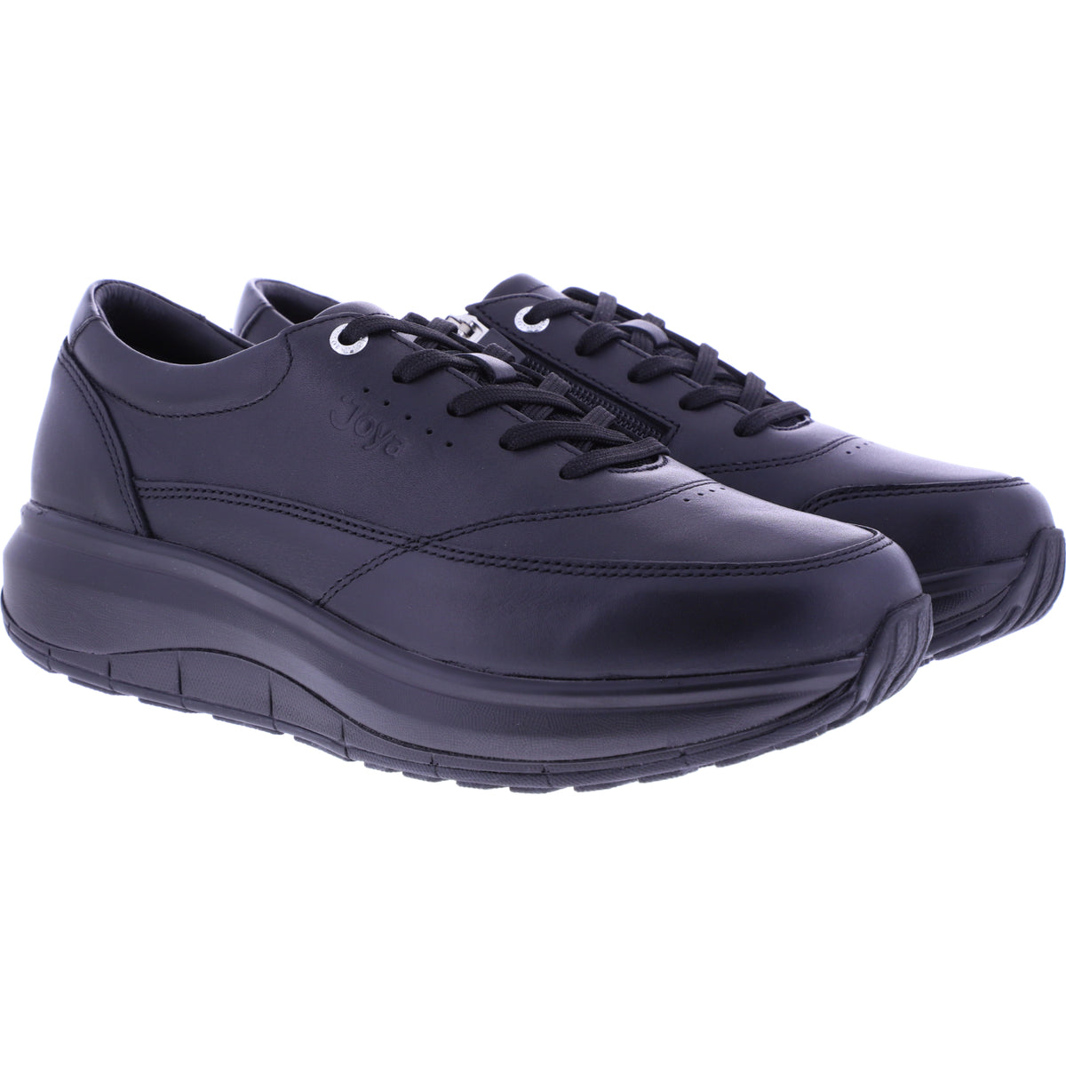 Joya | Venice Zip | Black-Schwarz | Leder | Weite: HK | JY067A | Damen Aktiv Schuhe