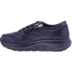 Joya | Venice Zip | Black-Schwarz | Leder | Weite: HK | JY067A | Damen Aktiv Schuhe