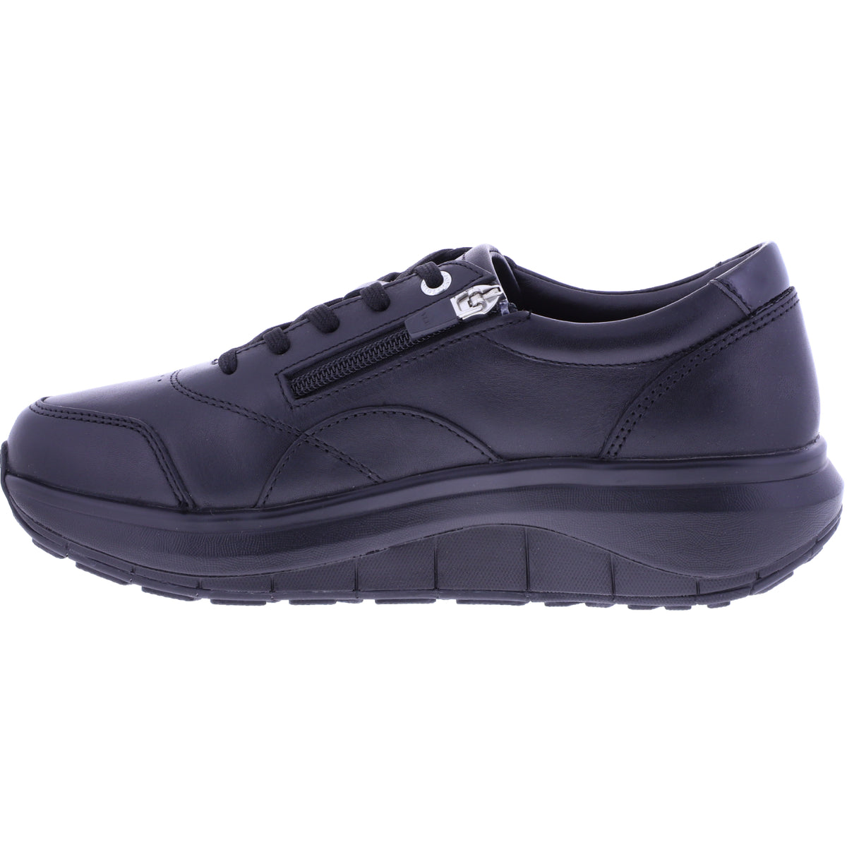 Joya | Venice Zip | Black-Schwarz | Leder | Weite: HK | JY067A | Damen Aktiv Schuhe