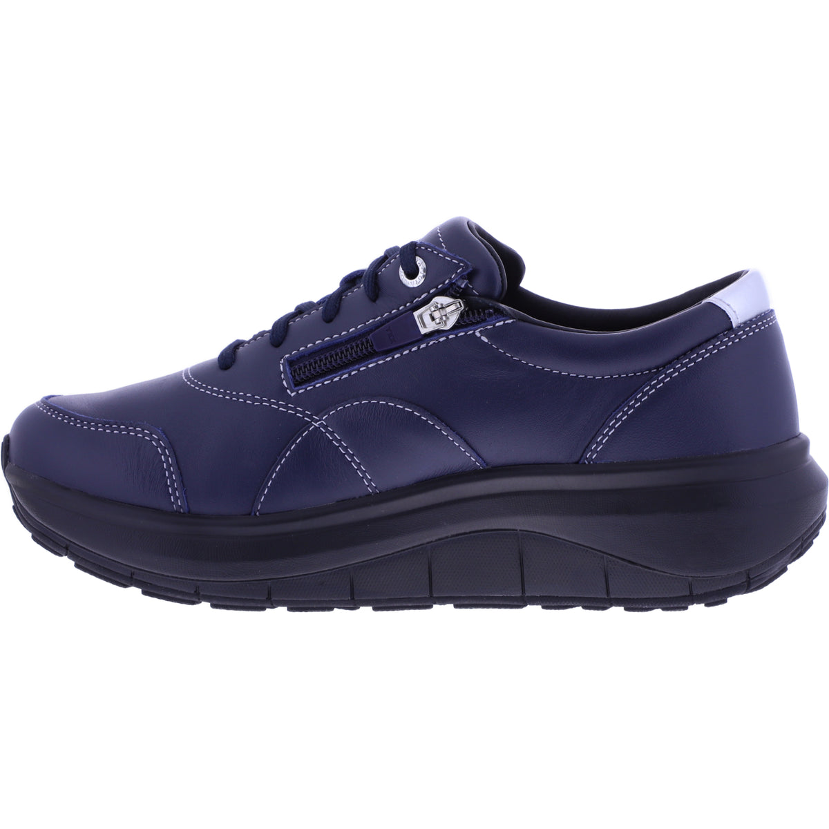 Joya | Venice Zip | Dark Blue | Leder | Weite: HK | JY100A | Damen Aktiv Schuhe