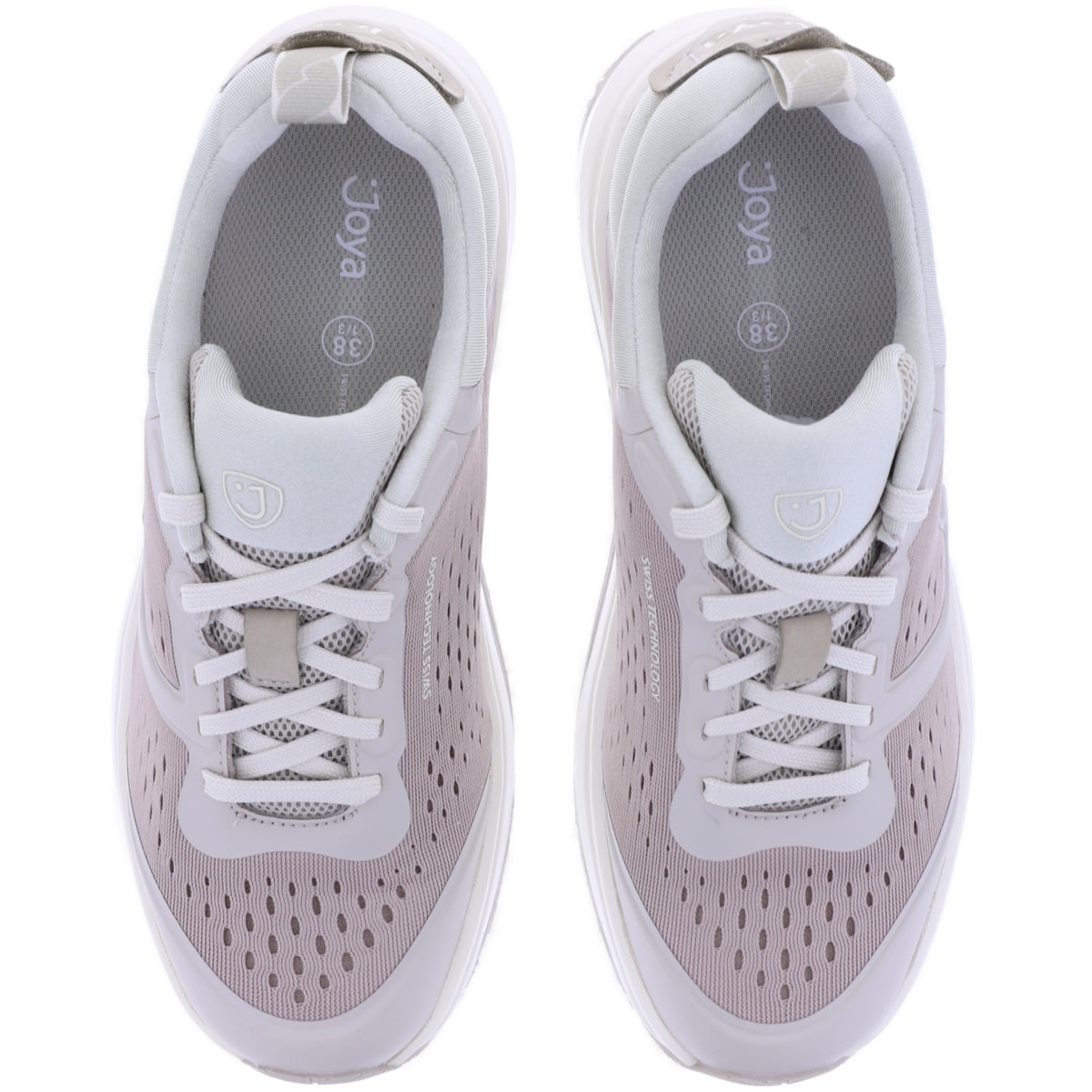 Joya | Miami | Beige-Taupe | Leder-Mesh | Weite: HK | JY120A | Damen Aktiv Schuhe