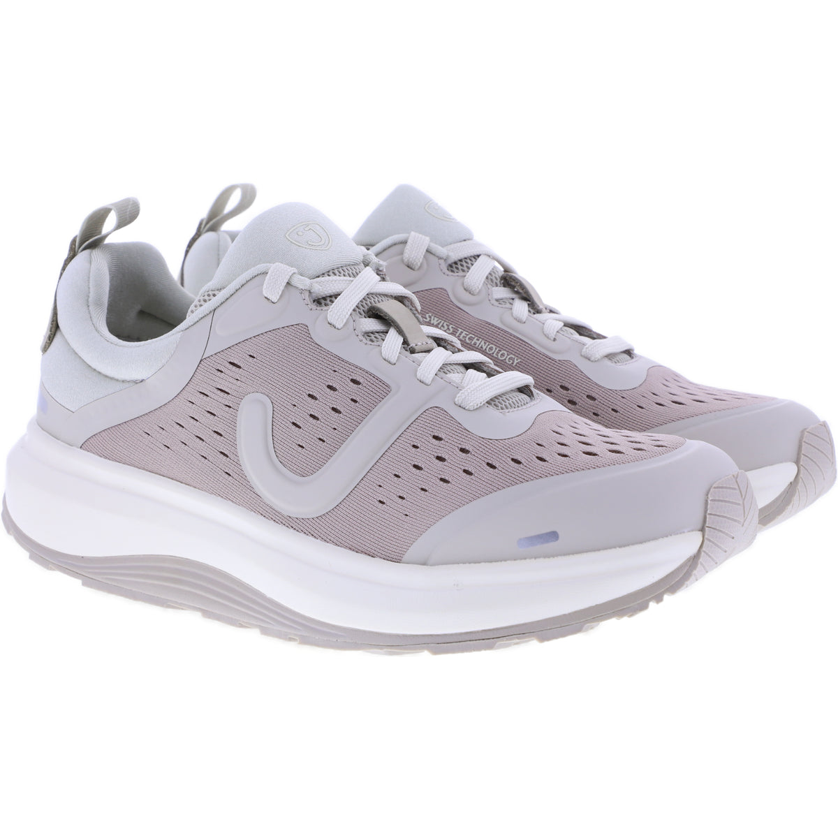 Joya | Miami | Beige-Taupe | Leder-Mesh | Weite: HK | JY120A | Damen Aktiv Schuhe