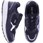 Joya | Tina III | Black-Silver | Premiumleder-Textil | Weite: H | JY148A | Damen Aktiv Schuhe