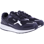 Joya | Tina III | Black-Silver | Premiumleder-Textil | Weite: H | JY148A | Damen Aktiv Schuhe