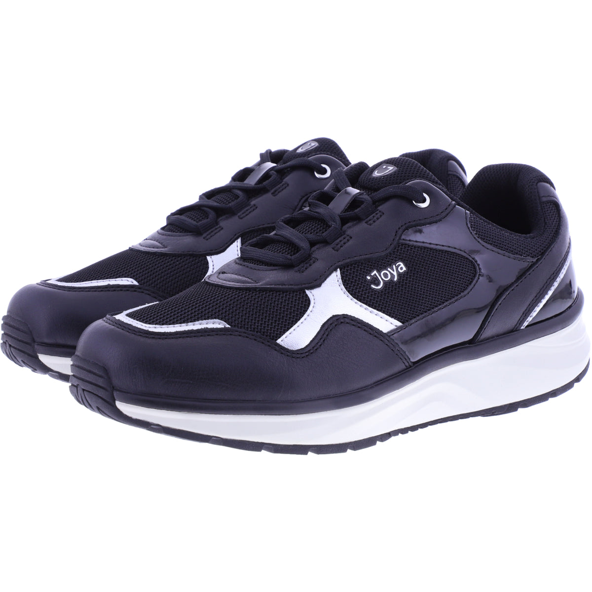 Joya | Tina III | Black-Silver | Premiumleder-Textil | Weite: H | JY148A | Damen Aktiv Schuhe