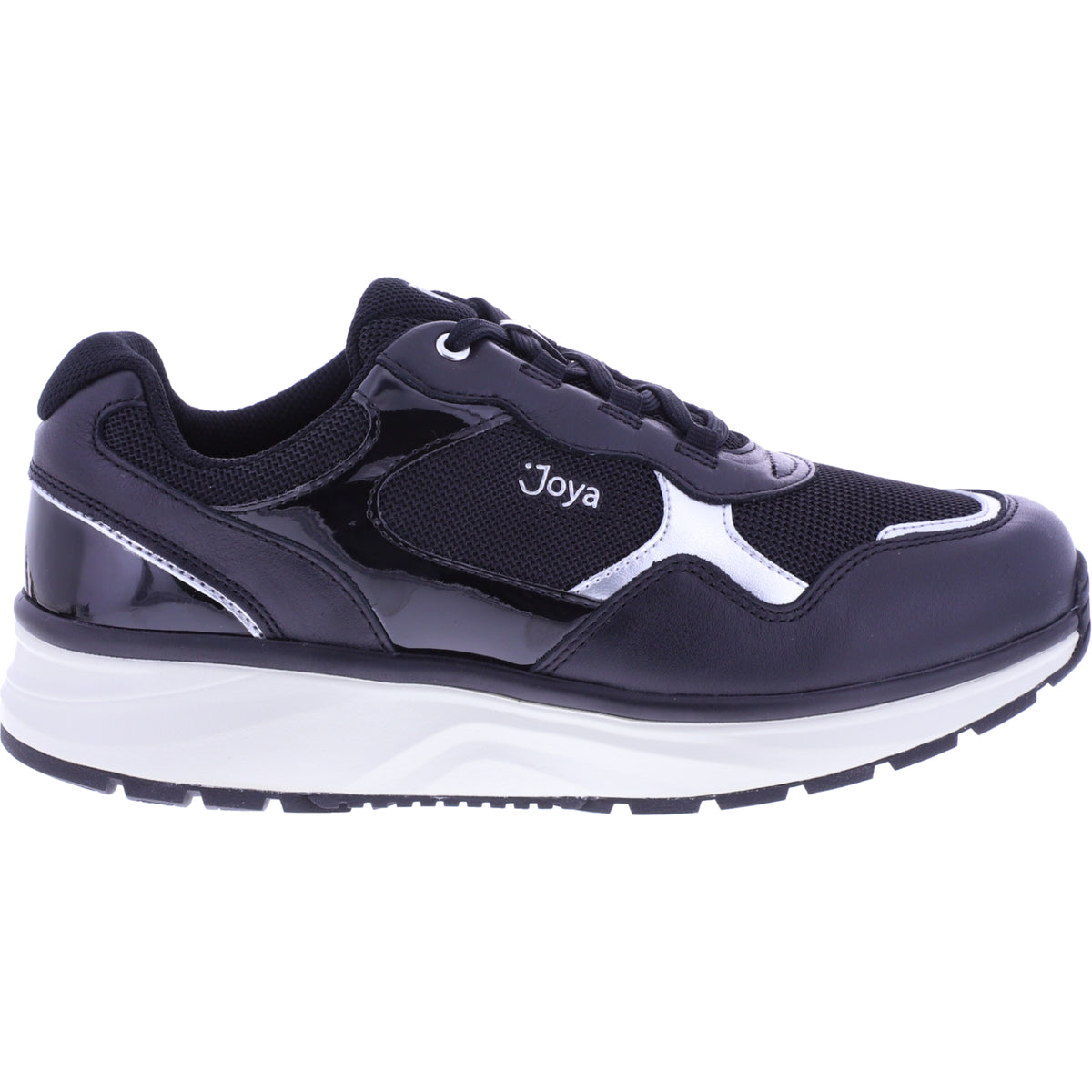 Joya | Tina III | Black-Silver | Premiumleder-Textil | Weite: H | JY148A | Damen Aktiv Schuhe