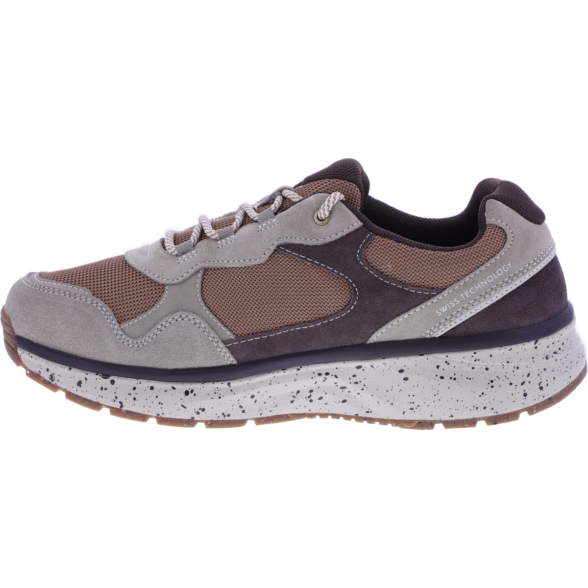 Joya | Tony III | Brown-Taupe | Premium Leder-Textil | Weite: H | JY564A | Herren Aktiv Schuhe