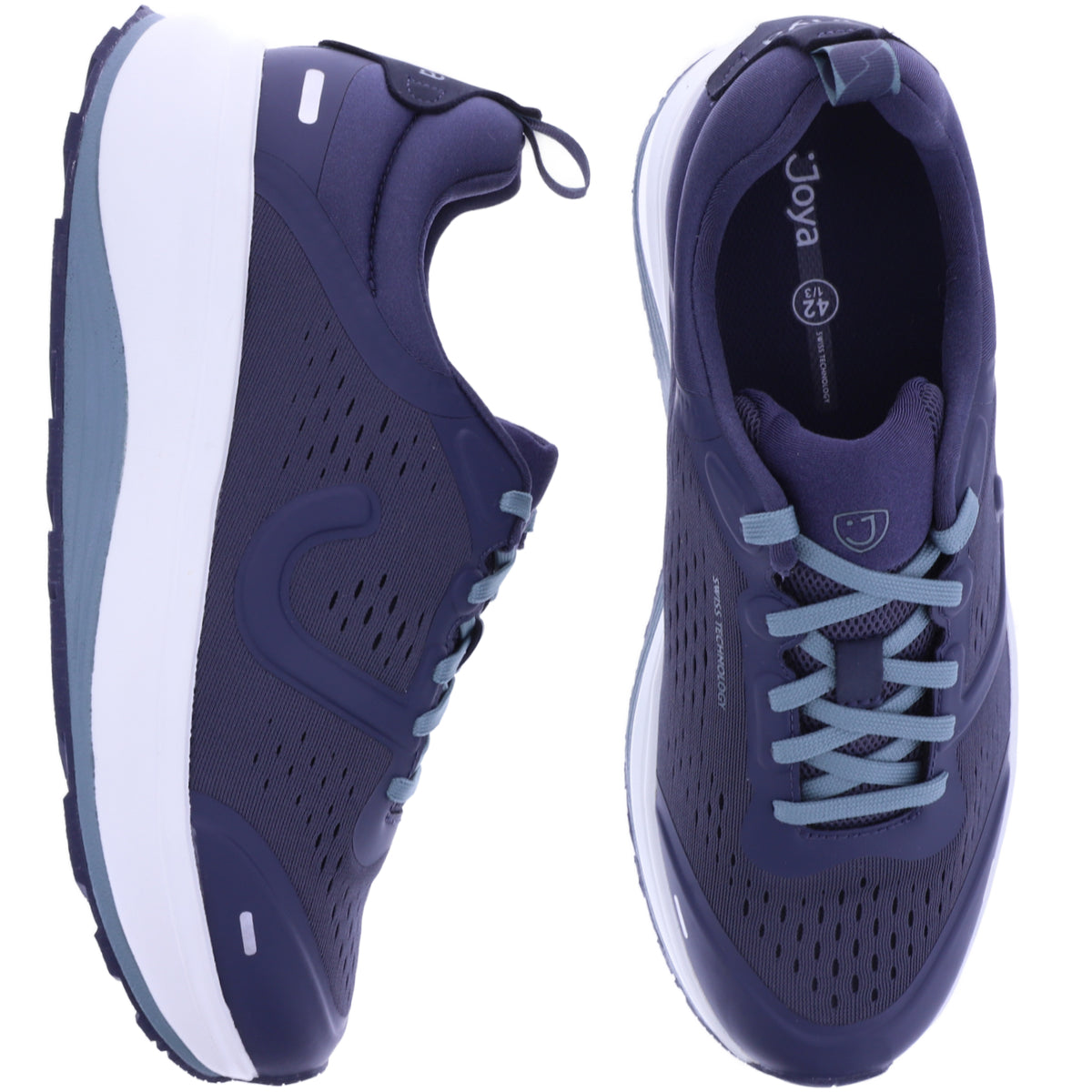 Joya | Miami | Blue-Dunkelblau | Leder-Mesh | Weite: HK | JY572A | Herren Aktiv Schuhe