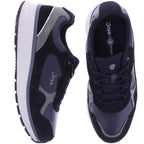 Joya | Tony III | Black-Schwarz | Premium Leder-Textil | Weite: H | JY597A | Herren Aktiv Schuhe