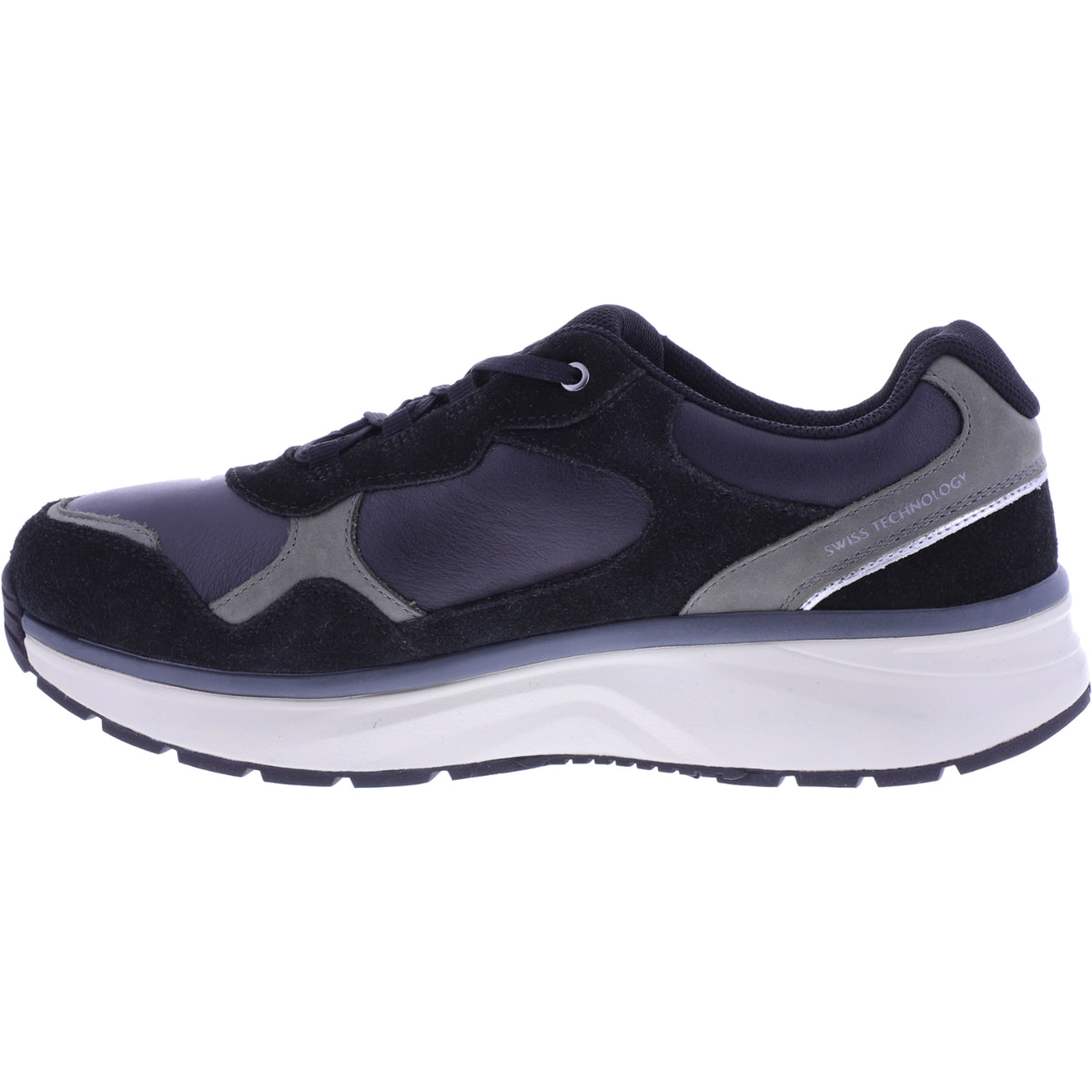 Joya | Tony III | Black-Schwarz | Premium Leder-Textil | Weite: H | JY597A | Herren Aktiv Schuhe