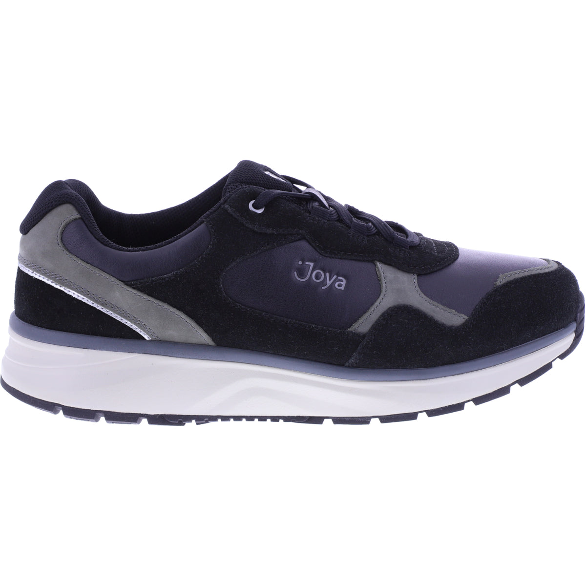 Joya | Tony III | Black-Schwarz | Premium Leder-Textil | Weite: H | JY597A | Herren Aktiv Schuhe