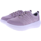 kybun | Bauma 20 | Pink-Altrosa | Jacquard Stoff | Strato-Sohle | Damen Premium Aktiv Schnürer