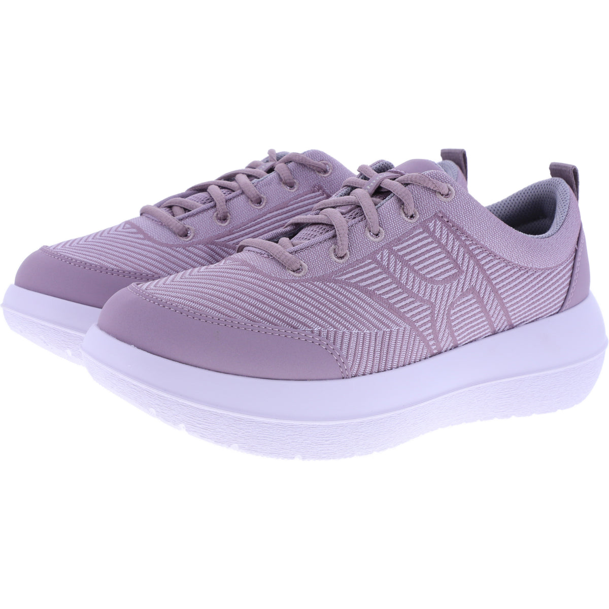 kybun | Bauma 20 | Pink-Altrosa | Jacquard Stoff | Strato-Sohle | Damen Premium Aktiv Schnürer