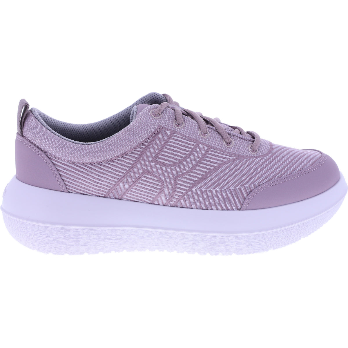 kybun | Bauma 20 | Pink-Altrosa | Jacquard Stoff | Strato-Sohle | Damen Premium Aktiv Schnürer