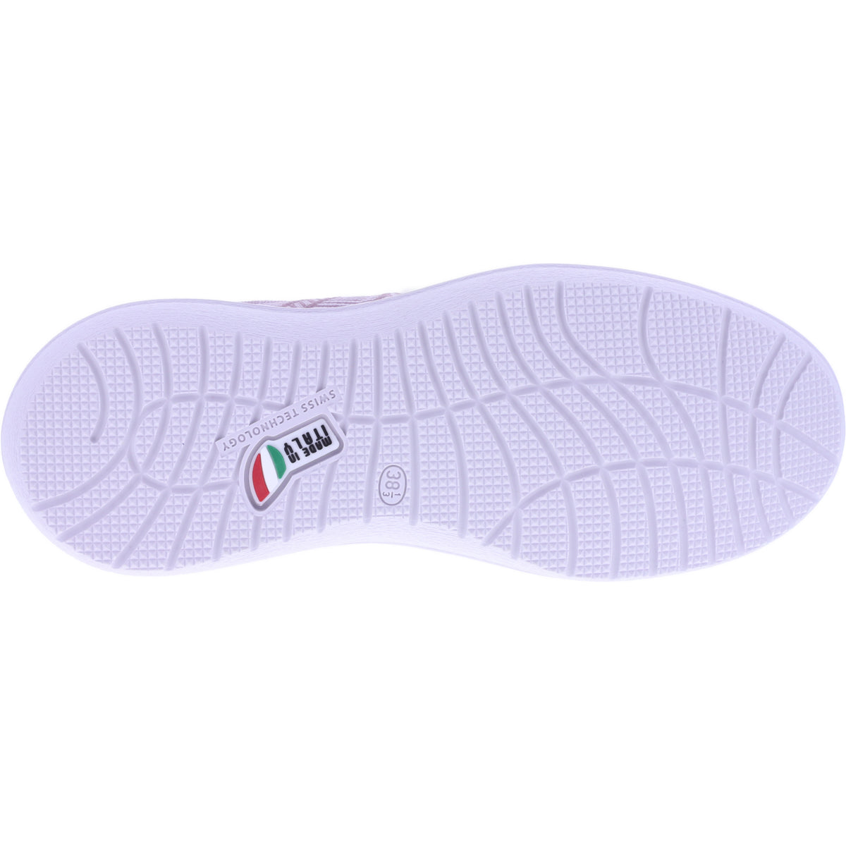 kybun | Bauma 20 | Pink-Altrosa | Jacquard Stoff | Strato-Sohle | Damen Premium Aktiv Schnürer