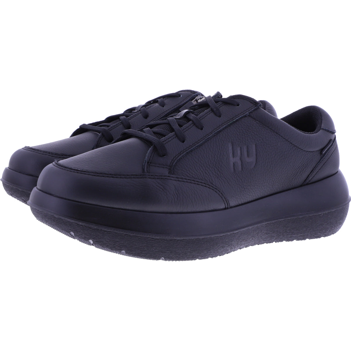 kybun / Modell: Zürich II / Farbe: Schwarz / Premium Leder / Weite: Normal / Herren Aktiv Schnürer