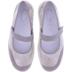 Semler | Lena | Panna-Taupe | Nubukleder-Stretch | Weite: H | L5425 | Damen Komfort-Ballerinas