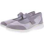 Semler | Lena | Panna-Taupe | Nubukleder-Stretch | Weite: H | L5425 | Damen Komfort-Ballerinas