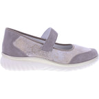 Semler | Lena | Panna-Taupe | Nubukleder-Stretch | Weite: H | L5425 | Damen Komfort-Ballerinas