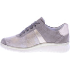 Semler | Larissa | Panna-Düne | Nubukleder-Stretch | Weite: K | L8315 | Damen Komfort-Schnürer