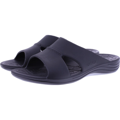 Aetrex Schuhe - L9000M - Bali - Schwarz - Herren Badeschuhe mit integrierter Dämpfung & Fußbett
