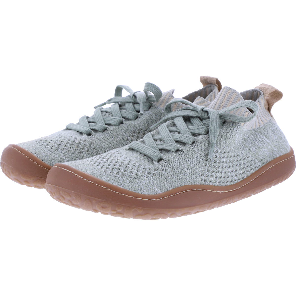 Grand Step Shoes | Essence Barefoot | Green-Grün | Knit | Damen Barfußschuhe