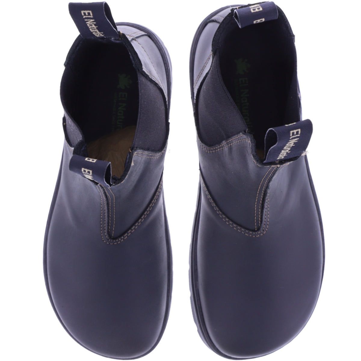 El Naturalista | Nomada | N5262 | Schwarz Nubukleder | Unisex Barfuß-Chelsea-Boots