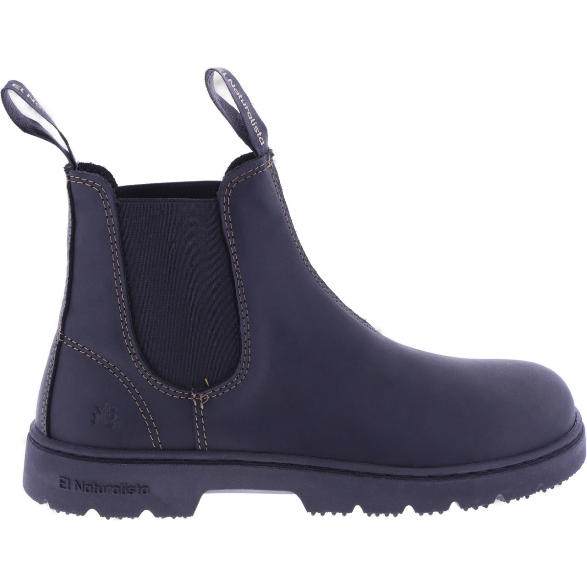 El Naturalista | Nomada | N5262 | Schwarz Nubukleder | Unisex Barfuß-Chelsea-Boots