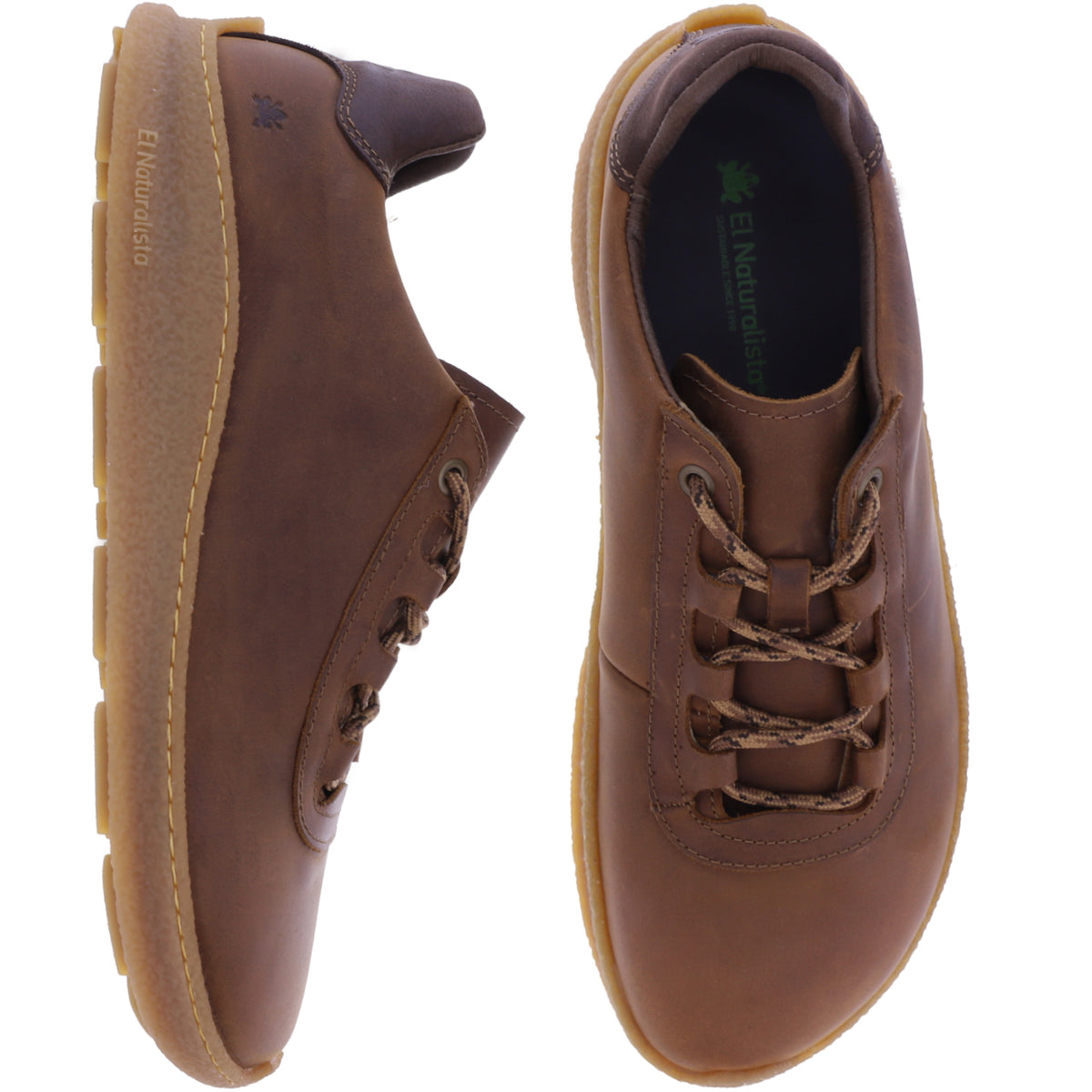 El Naturalista | Oroel | N5434 | Terra-Braun geöltes Nubukleder | Herren Barfußschuhe