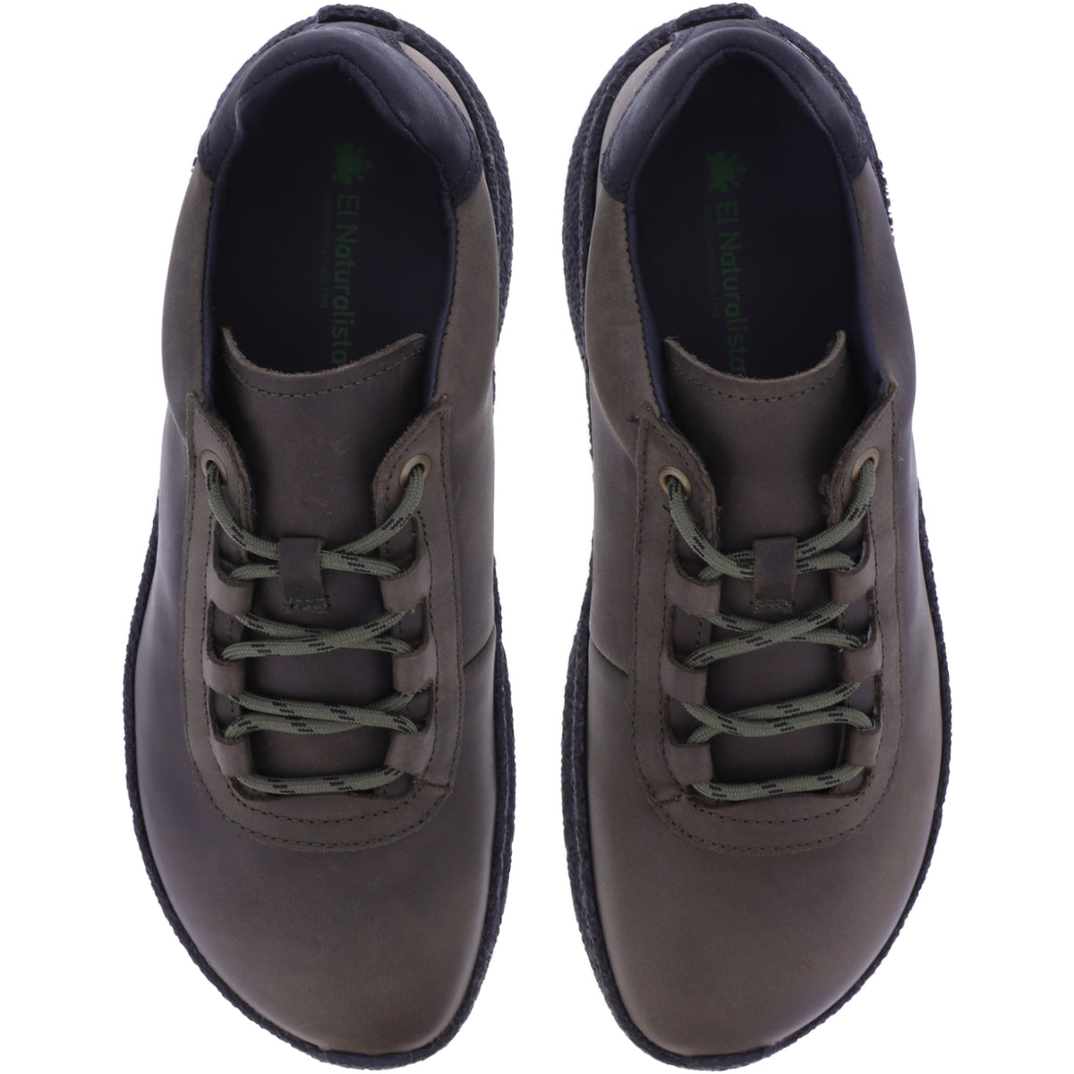 El Naturalista | Oroel | N5434 | Kaki-Khaki geöltes Nubukleder | Herren Barfußschuhe