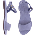 El Naturalista | Tulip | N5693 | Denim-Blau Nubukleder | Damen Barfußsandalen
