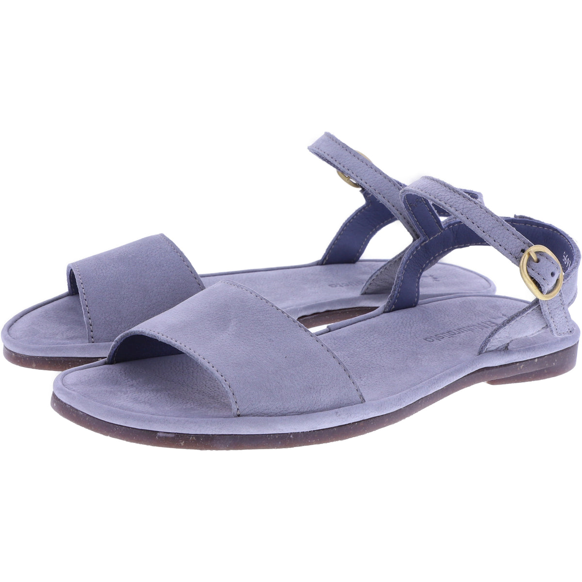 El Naturalista | Tulip | N5693 | Denim-Blau Nubukleder | Damen Barfußsandalen