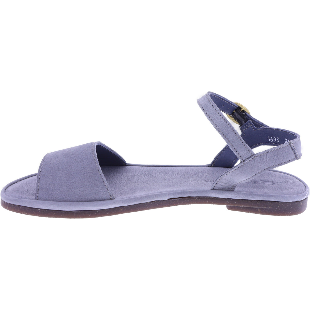 El Naturalista | Tulip | N5693 | Denim-Blau Nubukleder | Damen Barfußsandalen