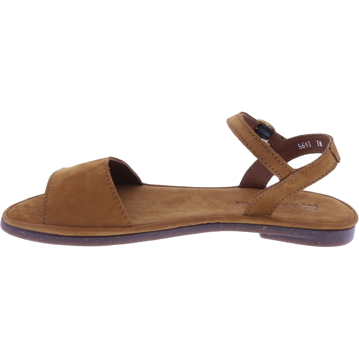 El Naturalista | Tulip | N5693 | Cuero-Braun Nubukleder | Damen Barfußsandalen