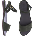 El Naturalista | Tulip | N5693 | Kaki-Olive Nubukleder | Damen Barfußsandalen