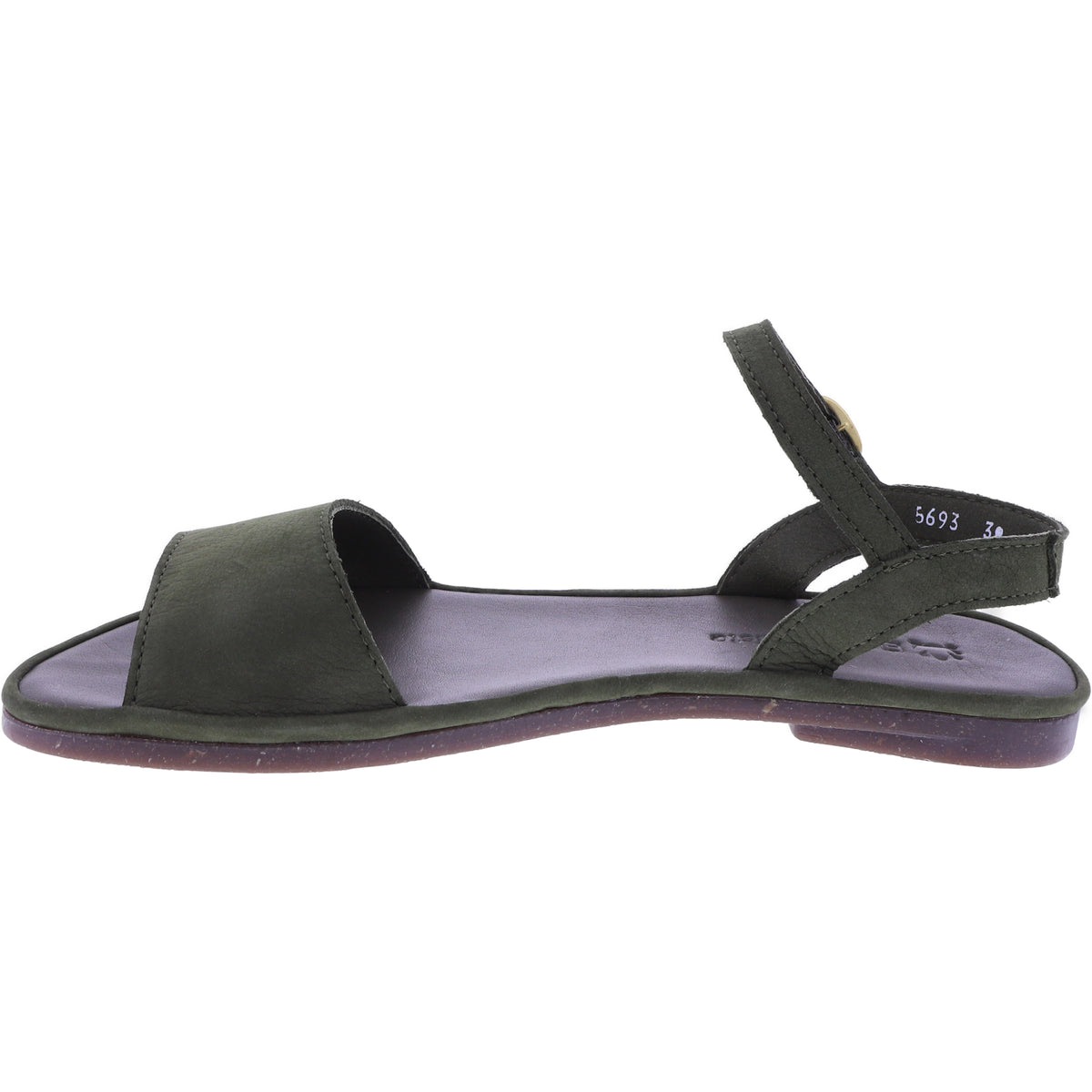 El Naturalista | Tulip | N5693 | Kaki-Olive Nubukleder | Damen Barfußsandalen