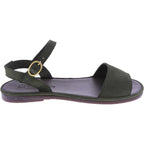 El Naturalista | Tulip | N5693 | Kaki-Olive Nubukleder | Damen Barfußsandalen