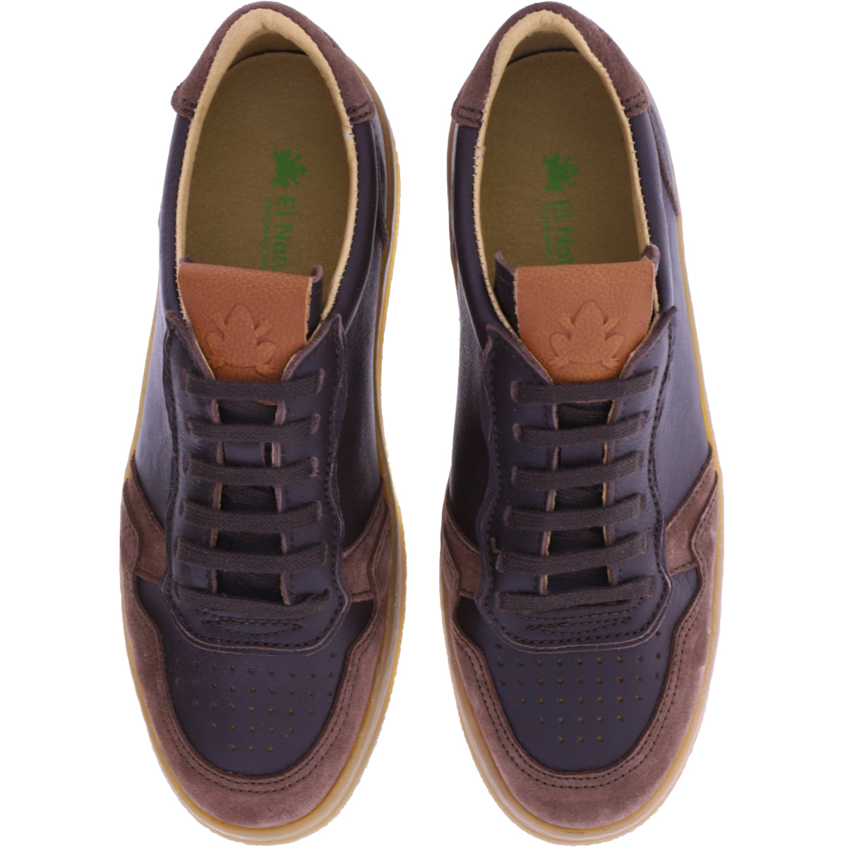 El Naturalista / Modell: N5844 Geo / Brown Wax-Nappaleder & Veloursleder / Unisex Sneakers