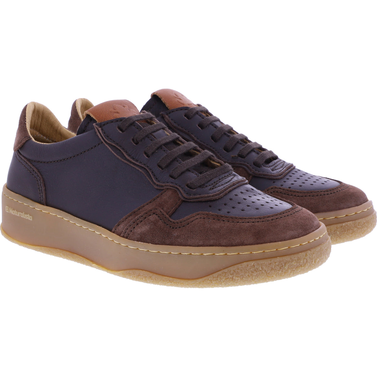 El Naturalista / Modell: N5844 Geo / Brown Wax-Nappaleder & Veloursleder / Unisex Sneakers
