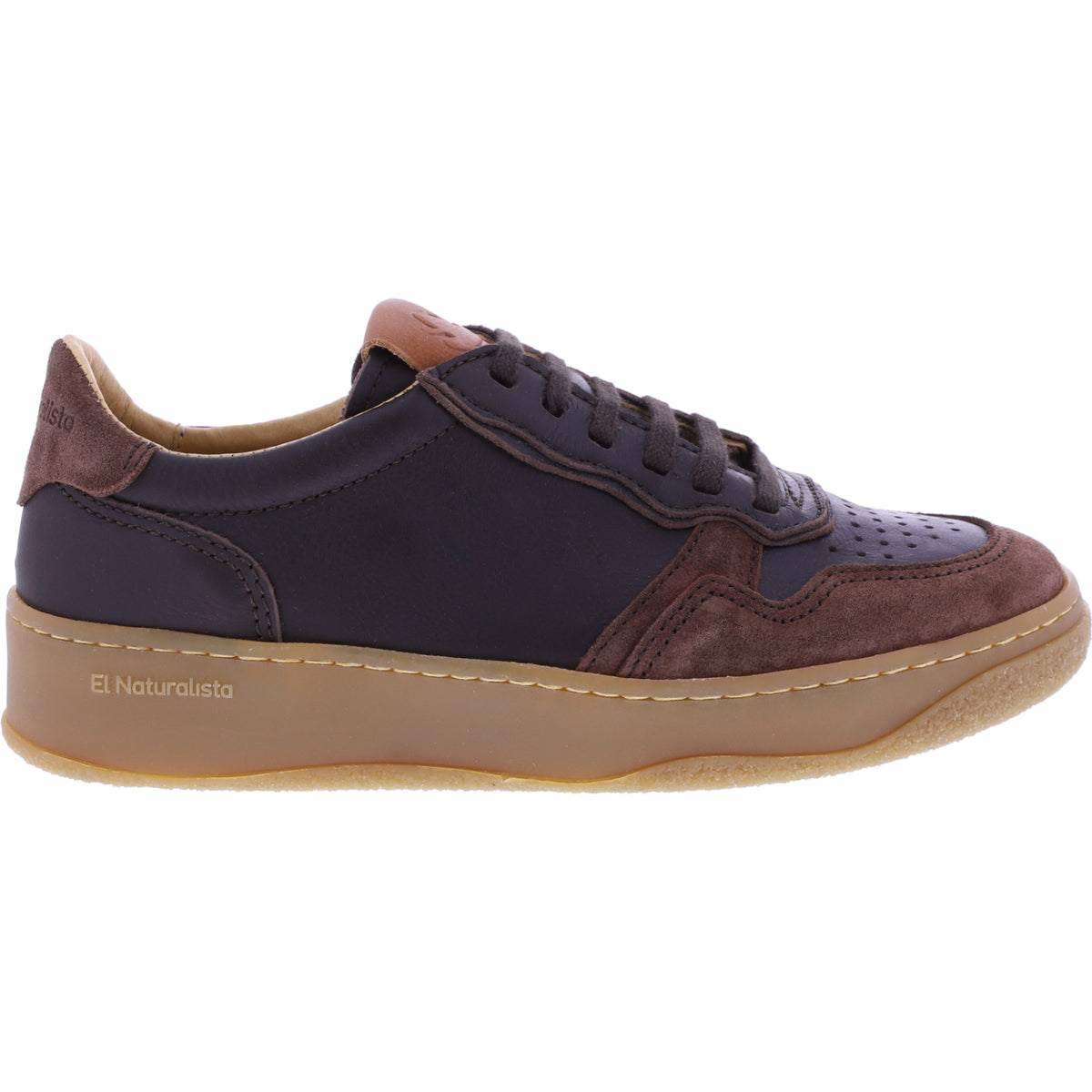 El Naturalista / Modell: N5844 Geo / Brown Wax-Nappaleder & Veloursleder / Unisex Sneakers