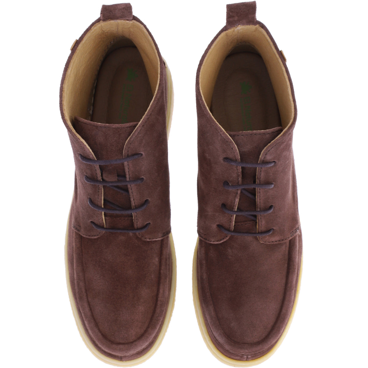 El Naturalista / Modell: N5902S Arpea / Chocolate-Braun Kalbsveloursleder / Damen Stiefeletten