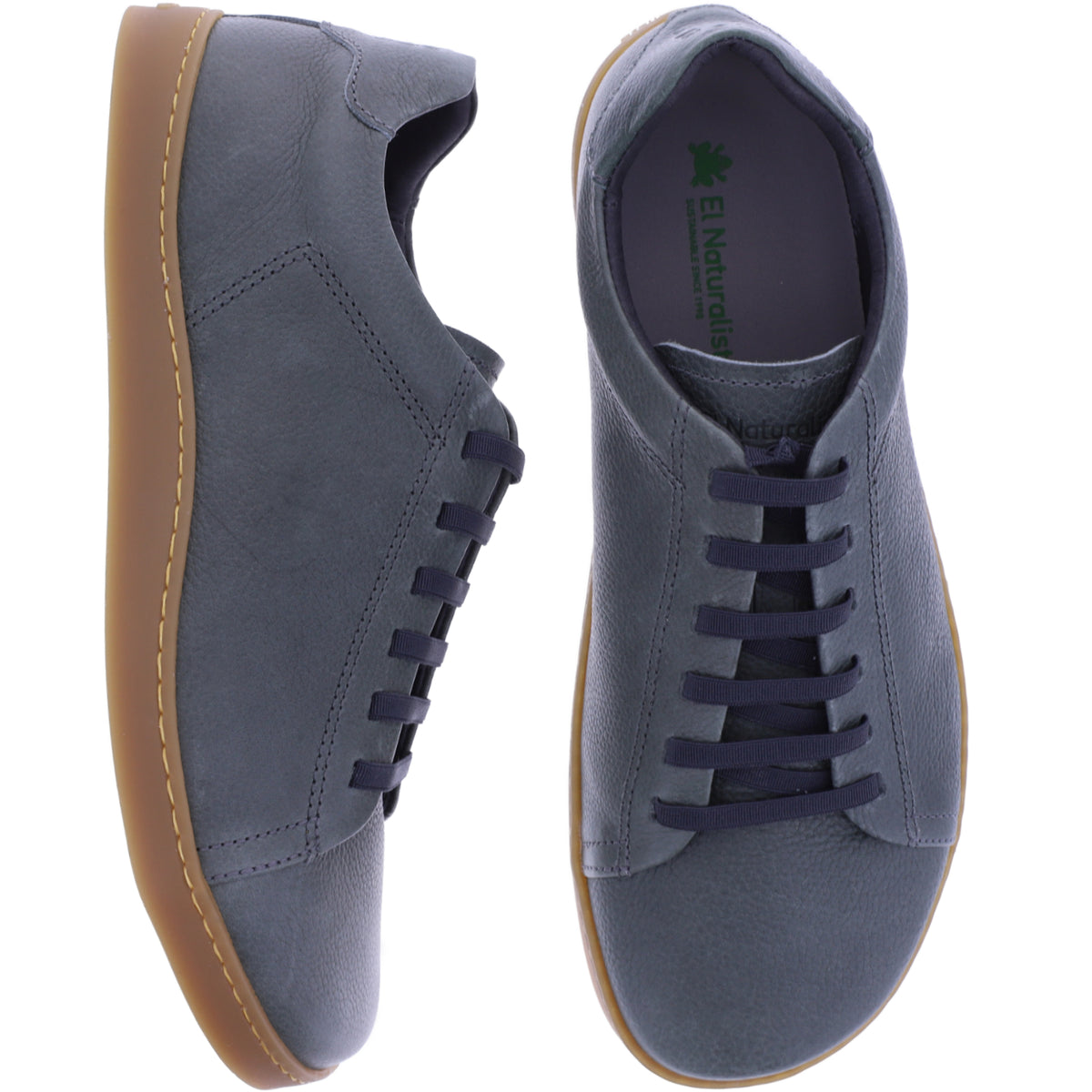 El Naturalista | Origen | N5910 | Petrol genarbtes Kalbsleder | Herren Barfußschuhe